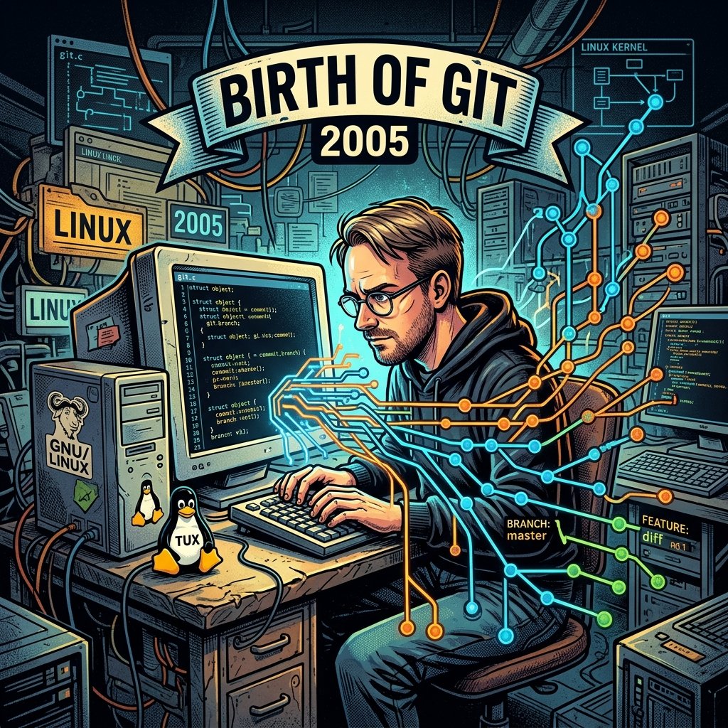 Linus Torvalds e o nascimento do Git
